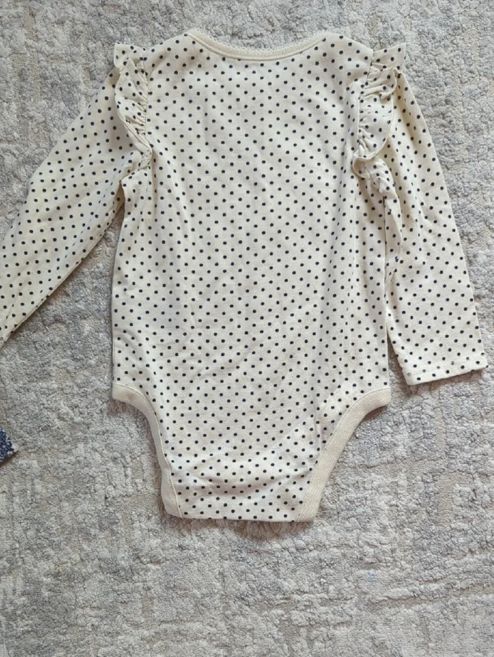 NWT Gap Two-Pack Long-Sleeve Floral & Polka Dot  Bodysuits Size 18-24 Months